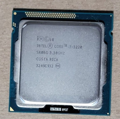 INTEL PROCESSOR CPU CORE i3-3220 3.3GHZ SR0RG - LGA 1155 - PULLED AND WORKING