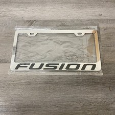 For Fusion Mirror Chrome Finish Stainless Steel Metal License Plate Frame For Fusion Mirror Chrome Finish Stainless Steel Metal License Plate Frame