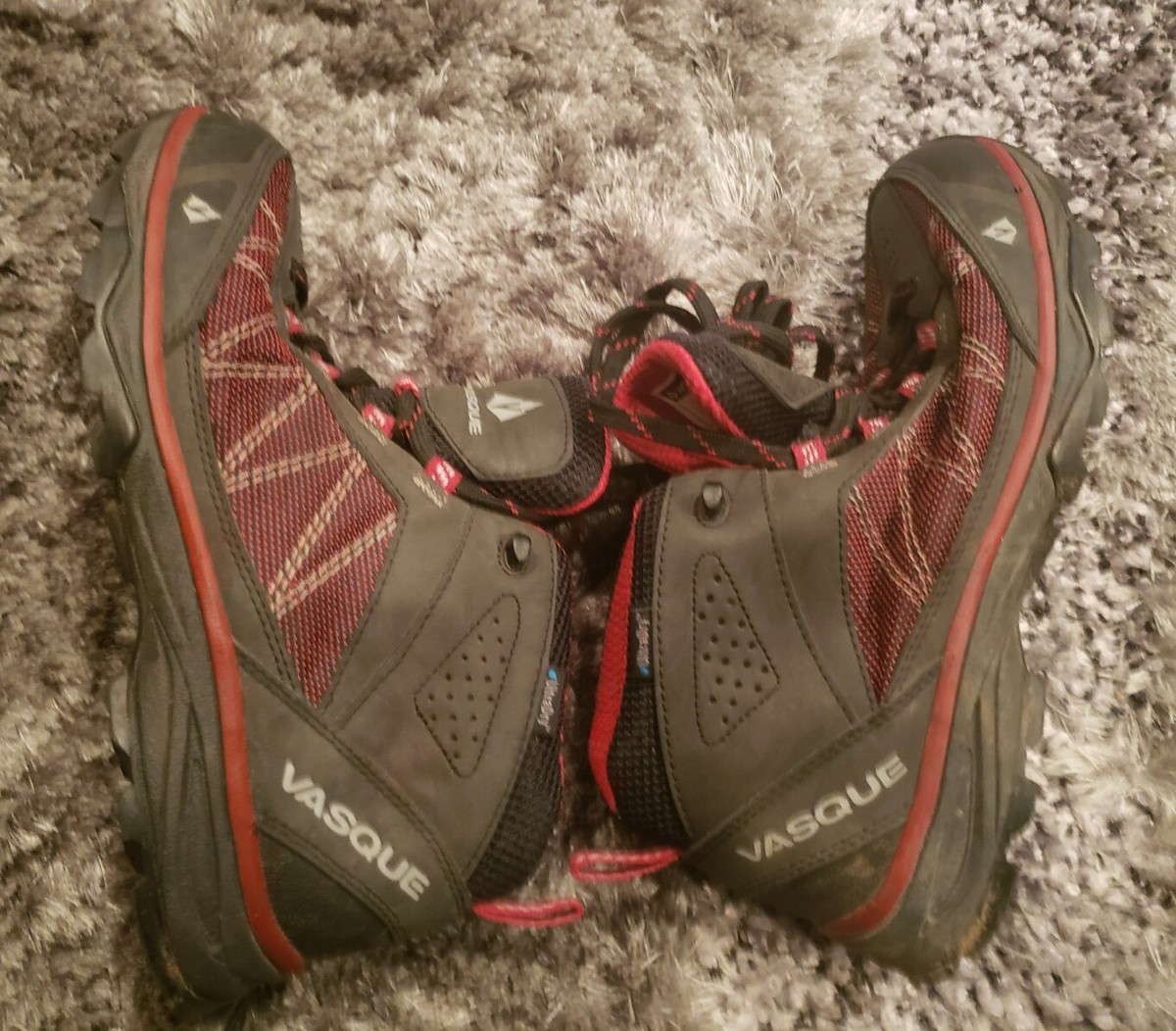 Vasque Mens Hiking Boots Ultradry Red Black Vasque Talus AT UltraDry Wide Hiking Boot - Men main image 3