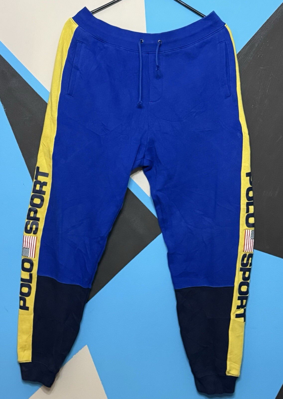 Vintage Polo Sport Ralph Lauren Sweatpants Mens XL Blue
