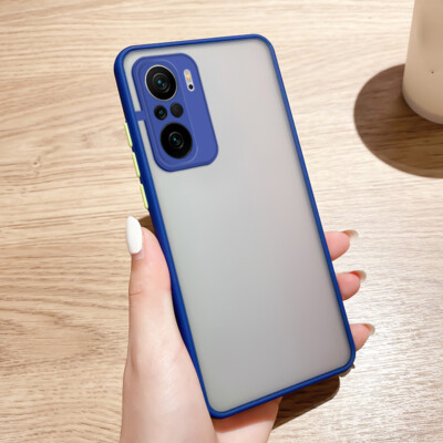 Case For Xiaomi Redmi Note 10 9T Poco X3 Mi 10T Shockproof Matte Acrylic Cover