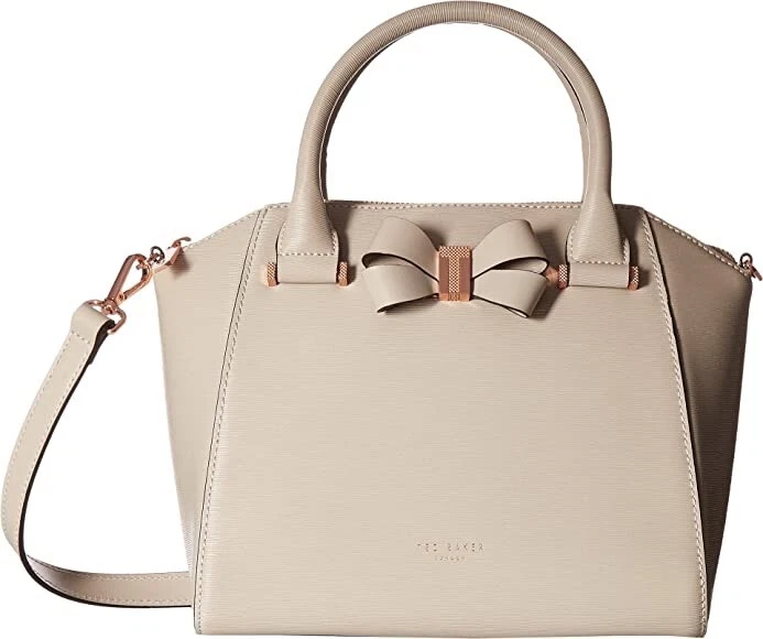 Bolso de Mano Ted Baker London Charmea Pequeño Detalle Lazo Taupe Foto 2 de 4