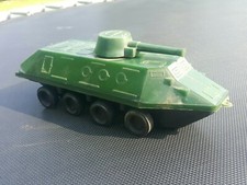 VINTAGE TOY BTR RUSSIAN MILITARY PLASTIC FRICTION POWERED USSR RUSSIA CCCP USSR