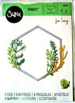SIZZIX - METAL CUTTING DIE - THINLITS - BOTANICAL FRAME     # 665179