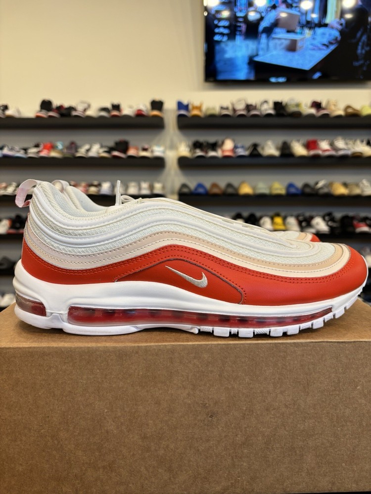 Nike Air Max 97 Picante Red Size 11 Pre-Owned Mens Sneakers FN6869-633