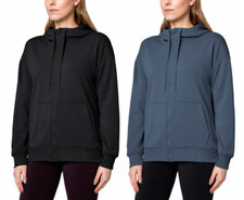 Mondetta Ladies' Performance Full Zip Hoodie BLACK S,L XXL / BLUE S NWT