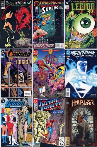 DC COMICS BULK BUNDLE WHOLESALE 4 VINTAGE BATMAN SUPERMAN JLA FLASH LEGION etc - Picture 8 of 12