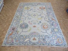 10'3 x 14'4 Hand Knotted Beige Turkish Oushak Oriental Rug G14371