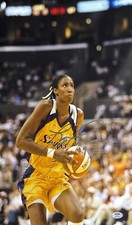 Lisa Leslie Signed 12x18 Los Angeles Sparks Photo PSA AP18867