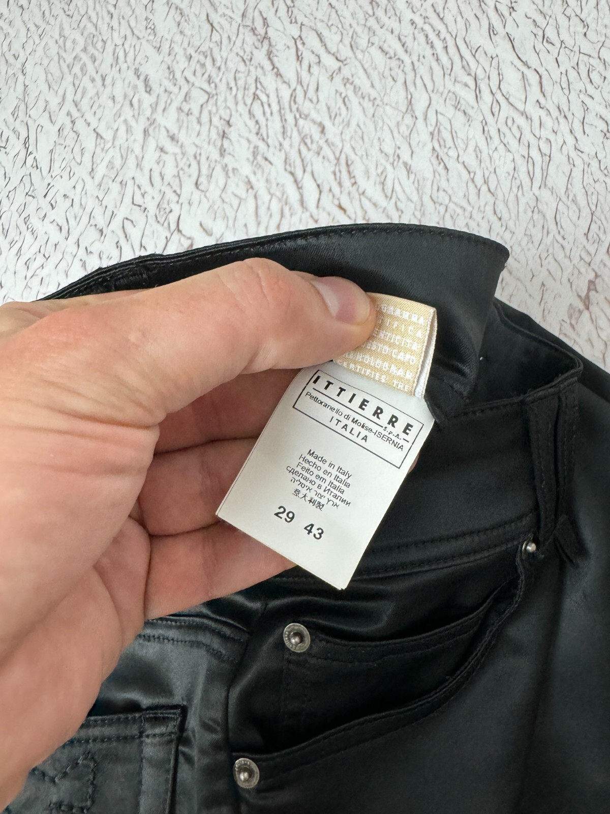 John Galliano long flared embroidery pants made in Italy