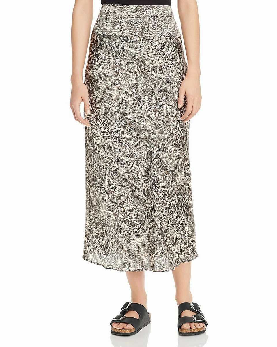 Normani leopard print bias cut sales midi skirt