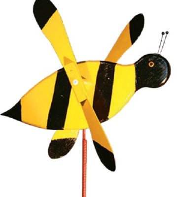 BUMBLEBEE WIND SPINNER - Amish Handmade Whirlybird Weather Resistant Whirligig
