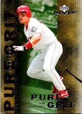 2000 Upper Deck MVP #G4 Ivan Rodriguez Pure Grit baseball card 8UUU