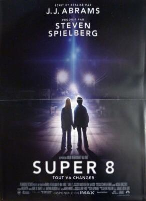SUPER 8 - J.J ABRAMS / SPIELBERG / ELLE FANNING - ORIGINAL FILMPLAKAT