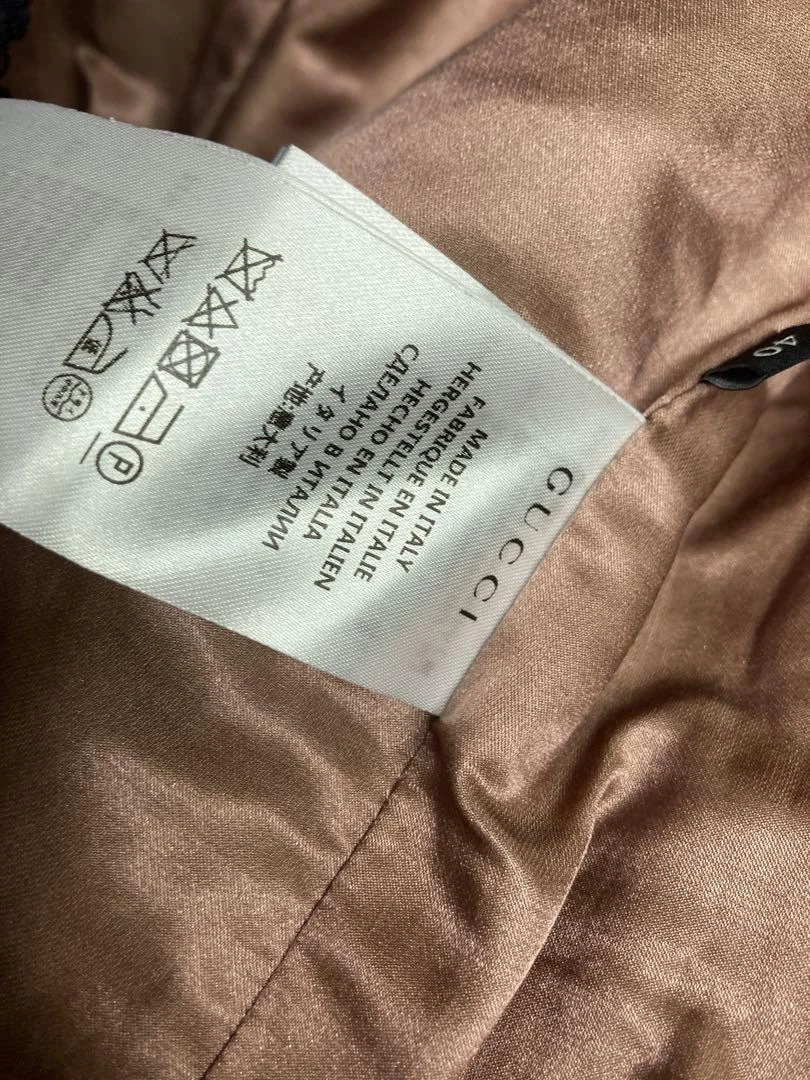 GUCCI Tiger Tweed Giacca Gonna Setup Set Moda Donna Autentica dal Giappone