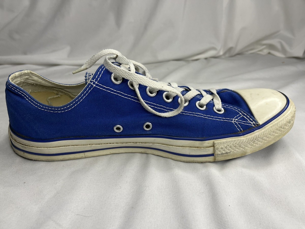 Converse Chuck Taylor M 11W 13 All Star OX Royal Blue Canvas Low