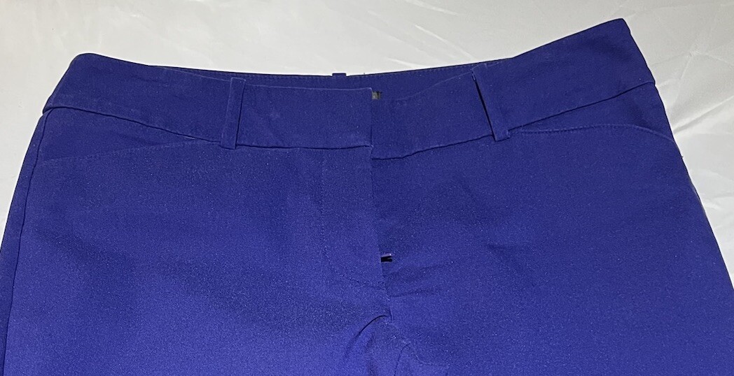 Women's Bootcut Pants Mossimo Blue Size 4 Pants Mid Rise Bootcut Stretch Dressy image 3