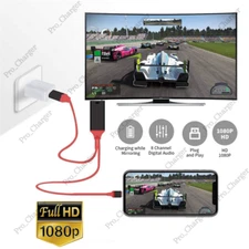 1080P HDMI Mirroring Cable Digital Converter TV Cord For iPhone 5 to iPhone 14