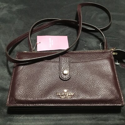 Kate Spade Chocolate Cherry Small Tab Crossbody Bag