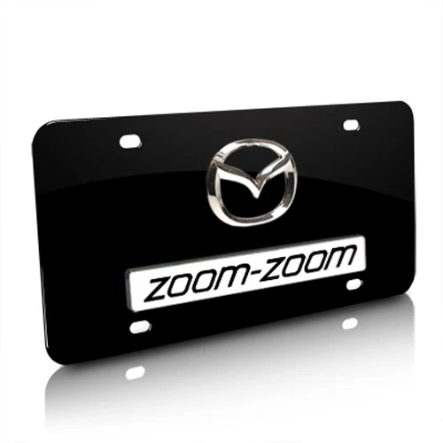 Mazda zoom zoom license plate frame deals