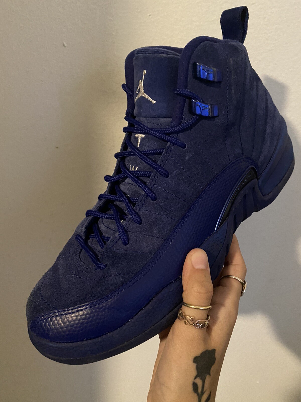 air jordan 12 retro bg deep royal blue
