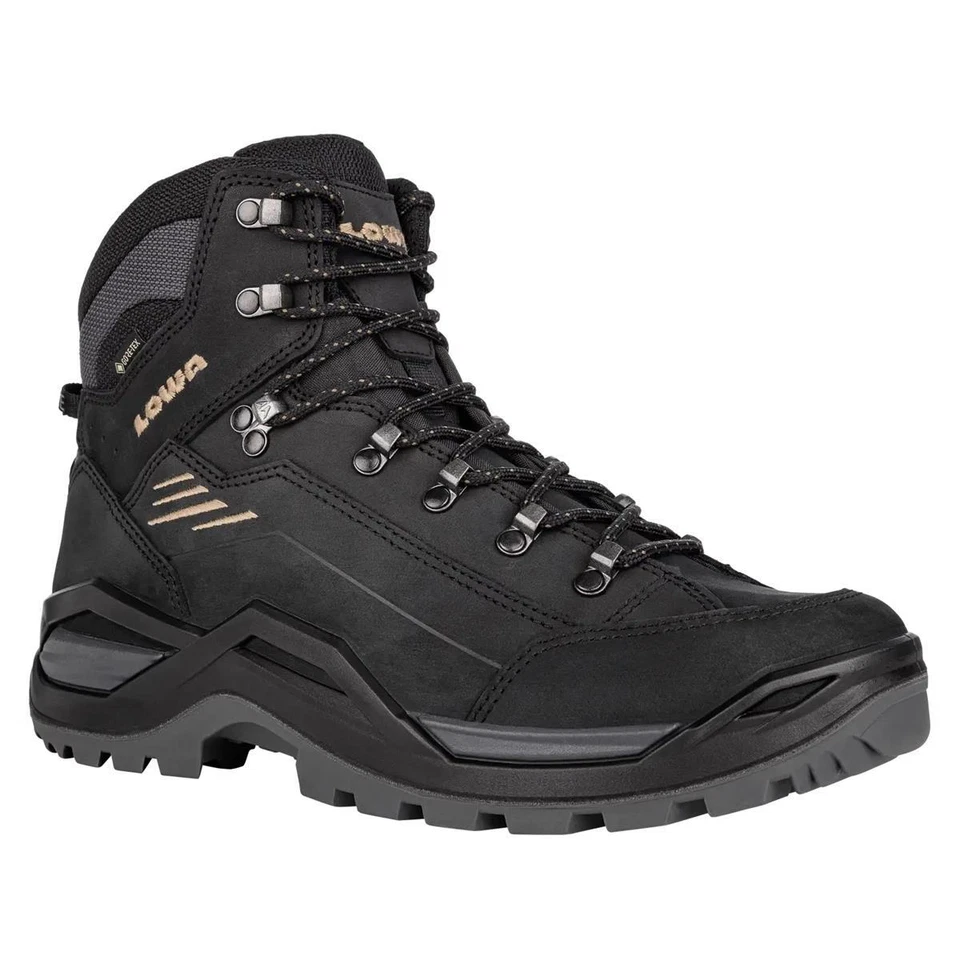 Lowa Renegade Evo GTX Mid schwarz dune Trekkingschuhe Wanderschuhe Herren
