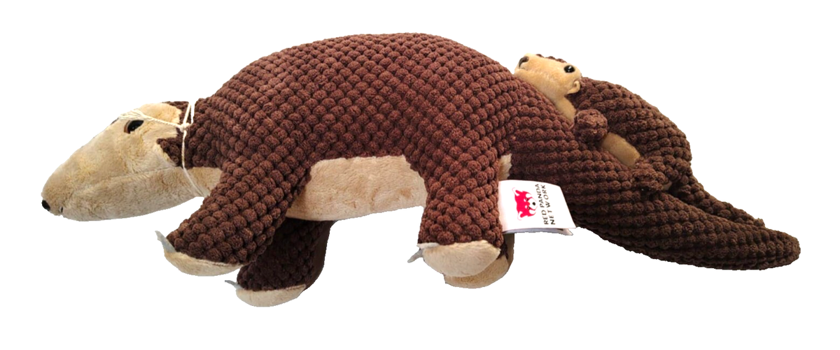 Red Panda Network 18 inch Pangolin plush Mom & Baby Riding Tail | eBay