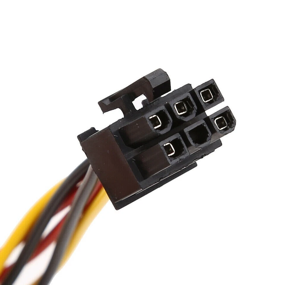 4 Pin Dual Molex IDE to 6 Pin PCI-E Express CPU Power Cable Video Graphics Card - Image 4 of 4