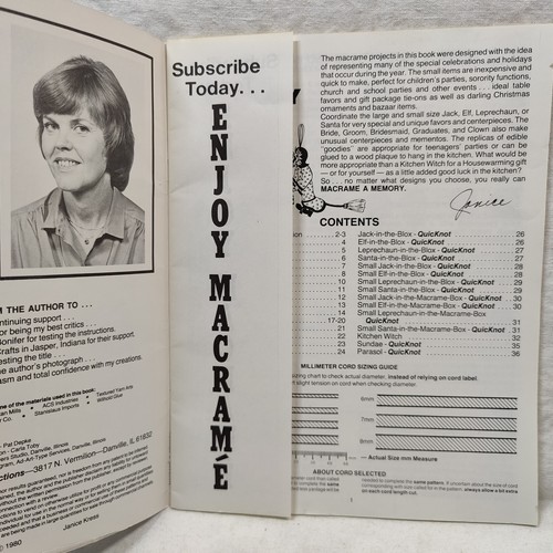 1980 Vtg MACRAME A MEMORY Patterns Quality Craft Instructions Pat Depke PD-1102 - Picture 17 of 24
