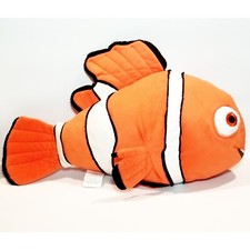 Nemo Plush Pillow Disney Pixar Finding Dory 19" Orange Clown Fish Stuffed Animal