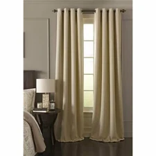 Beautyrest Arlette Window Curtain Creme Brulee x2 2 curtain panels