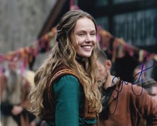 Frida Gustavsson signed autograph 20x25cm Vikings in person autograph COA