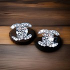 2Ct Round Cut Moissanite luxury C VVS1 Stud Earrings In solid 18K Gold Plated — photo 3