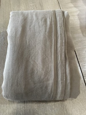 west elm Signature Tencel Linen Duvet cover King Cal King Cognac