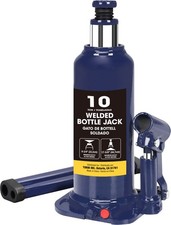 10 Ton At91003bu Welded Jack Boss Car Bottle Jack For Auto Repair Blue