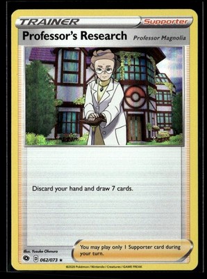 Professor's Research 62/73 Holo Champion's Path NM EN-181