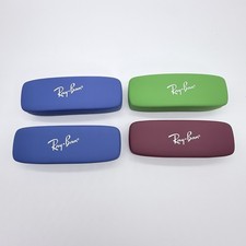 New Ray-Ban Authentic OEM Eyeglasses Hard Clamshell Case Blue Red Green 6x2x1 in