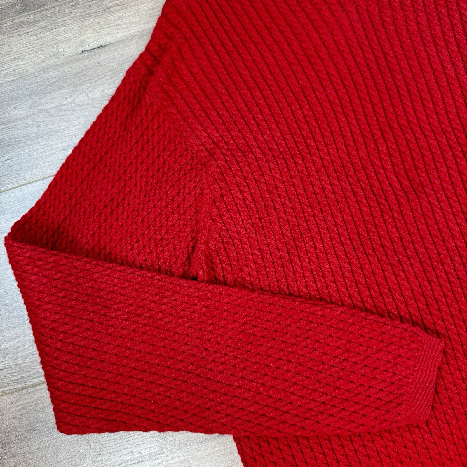 Vtg Pendleton Cable Knit V-Neck Pullover Sweater … - image 4