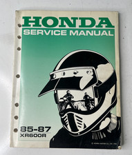 Honda XR600R Service Manual 1985-87 OEM 61MK202