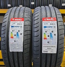OFFERTA: 2 PNEUMATICI GOMME NUOVE 215/55R16 97W XL WANLI SPORT MACRO ESTIVE 