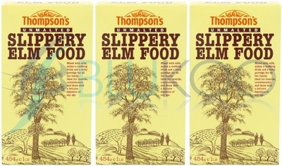 Thompsons Slippery Elm Unmalted - 454g (3er Pack)