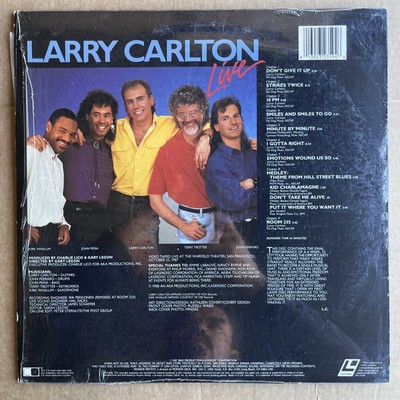 Larry Carlton Live Concert Jazz Fusion Guitar Laserdisc | eBay