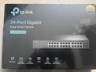 TP-Link TL-SG1024DE 24 Port Gigabit Easy Smart Switch with Power Cables