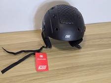 Dirty Dog Black Commanche Ski Snow Helmet Adult Size Large 58-60cm Adjustable