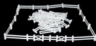 Huge Lot Of Toy Fence Marx Fence Lot Of 55 Fence Pieces Farm Connecting Fence