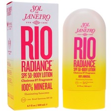 SOL DE JANEIRO RIO RADIANCE SPF 50 LOTION CHEIROSA 87 FRAGRANCE 6.7oz  Dec 2026