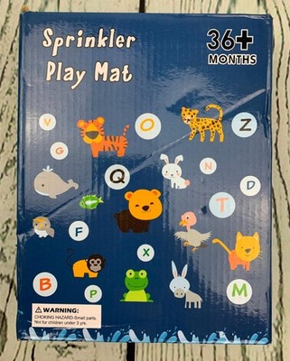 79in Splash Pad Sprinkler Splash Play Mat Inflatable Summer Outdoor Toy