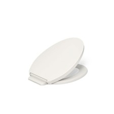 Kohler K-26801-96 Impro ReadyLatch Quiet Close Elongated Toilet Seat, Biscuit