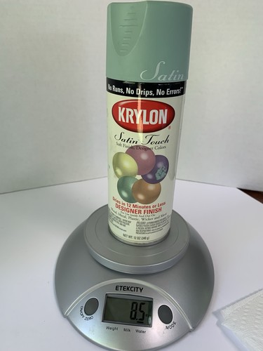 Krylon Spray Paint Satin Catalina Mist Discontinued Color 70% Full