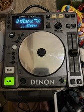 DENON DN-S1000 TABLE TOP SINGLE CD PLAYER MP3 for DJ AC100V 50/60Hz 12W W/ CASE